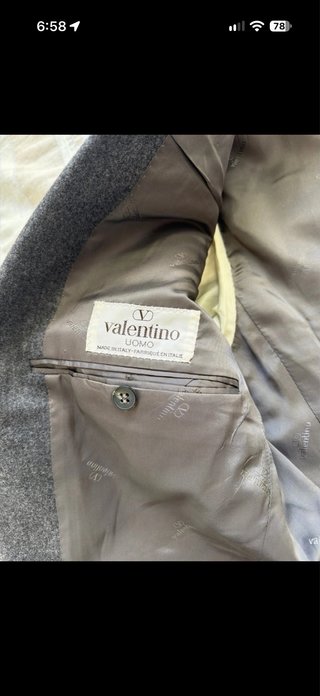 Giacca Valentino Grigia Uomo