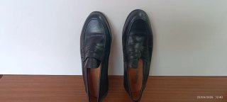Mocasines de piel negros