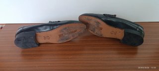 Mocasines de piel negros