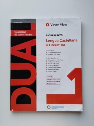 DUAL Lengua castellana y literatura 1 Bachillerato