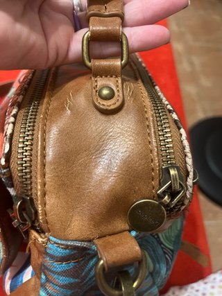 Bolso Desigual Marrón y Multicolor