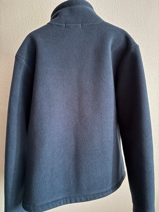 Chaqueta polar forro lana azul