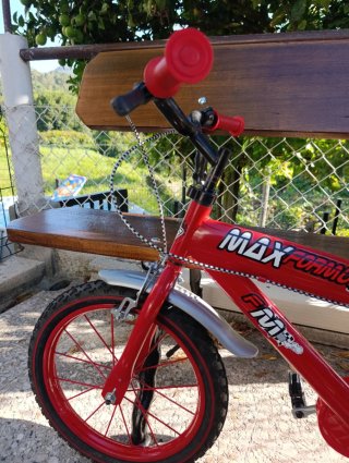 Bicicleta infantil roja Formula Max