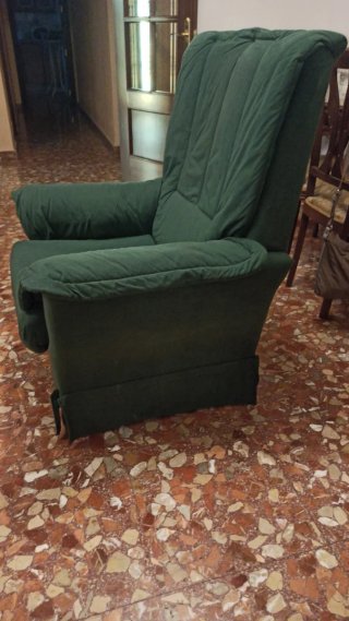 Sillón de relax verde
