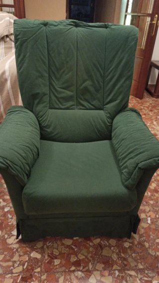 Sillón de relax verde