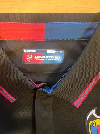 Camiseta Fútbol Levante UD 2021 Macron Negra