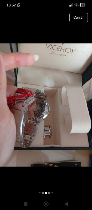 Reloj Viceroy Plata y Blanco