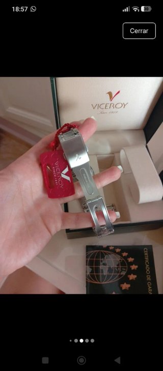 Reloj Viceroy Plata y Blanco