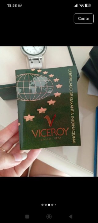Reloj Viceroy Plata y Blanco