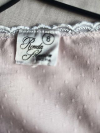 Camisón mujer rosa con encaje