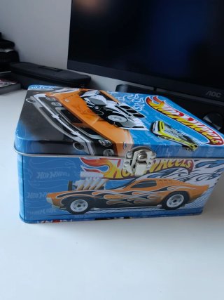 Caja Metálica Hot Wheels Transporte