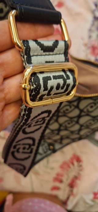 Borsa Liu Jo a spalla beige/nera