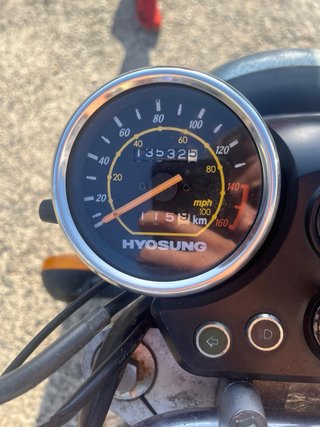 Hyosung GT 125 Comet Azul/Plata