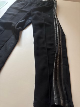 Pantalón Adidas Negro Rayas Laterales