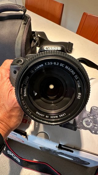 Camara Canon EOS600d 18-55 +objetivo 18-250