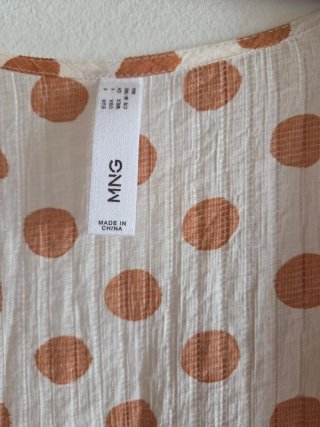 Camisa lunares Mango