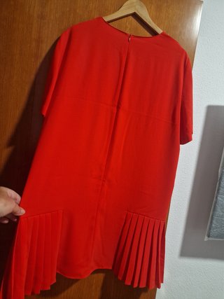 Vestido fiesta rojo talla única