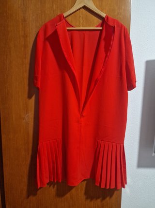 Vestido fiesta rojo talla única