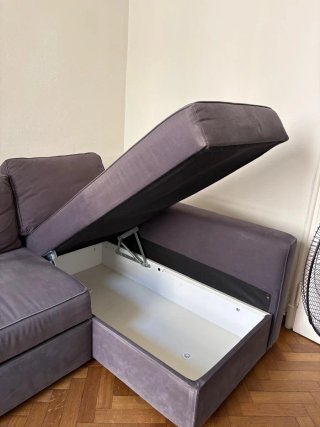 URGENTE /Divano letto 3 posti con chaise longue gr