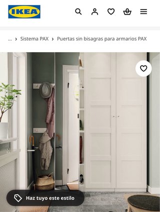 Puerta Espejo ÅHEIM Ikea Madera