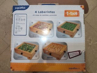 Juego 4 Laberintos T-Toca