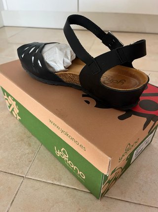Sandalias Yokono Negras Talla 37