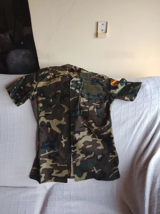 Camisa Militar Camuflaje Mujer