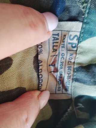 Camisa Militar Camuflaje Mujer