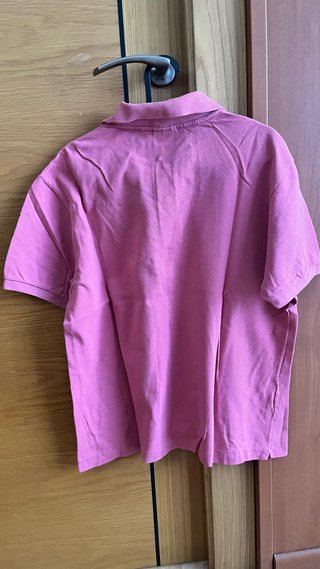 Polo Lacoste Rosa Talla 5 (L)
