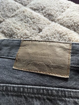Pantalón Vaquero Gris Desgastado Pull & Bear