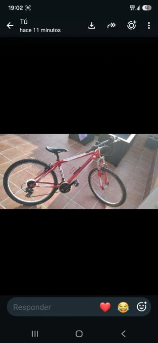 Bicicleta 24 roja