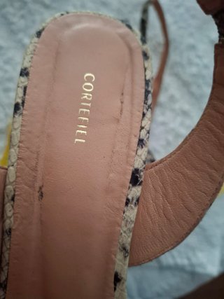 Sandalias de verano piel serpiente