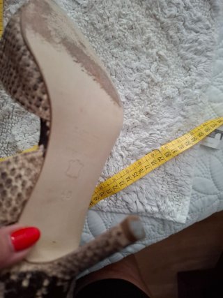 Sandalias de verano piel serpiente