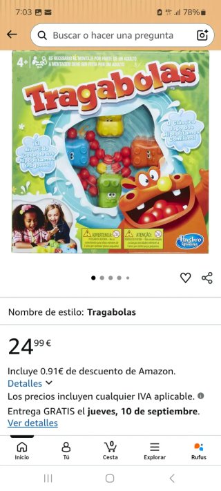 Tragabolas Juego Hasbro