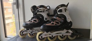 Patines Fila GT 50 Negro Naranja talla cuarenta