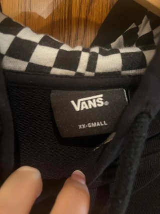 Sudadera corta Vans cuadros XXS