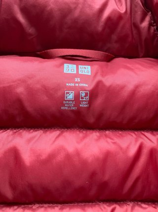Chaleco Uniqlo Rojo