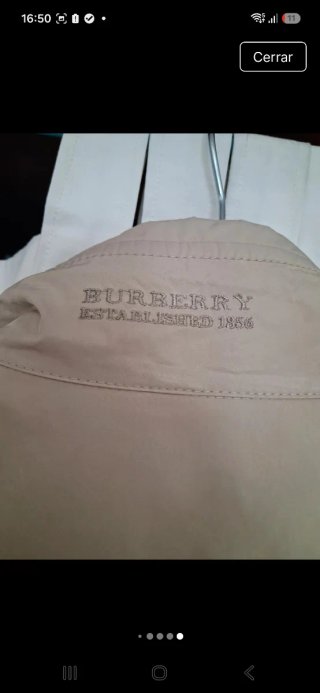 Cazadora Burberry London Hombre Talla L