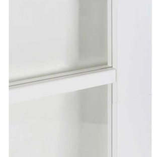 Puerta corredera blanca