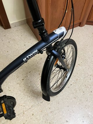 Bicicleta BTWIN Aluminio Plegable