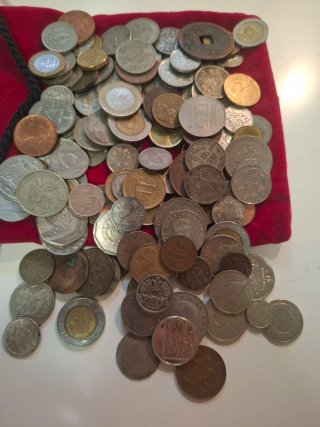 Lote monedas extranjeras