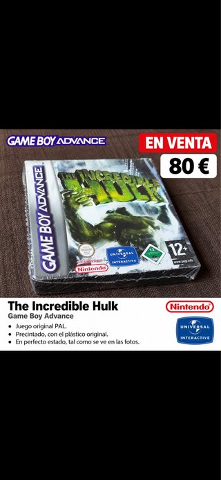 The Incredible Hulk - Game Boy Advance