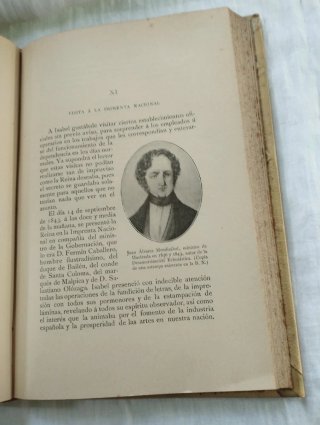 Isabel II,intima