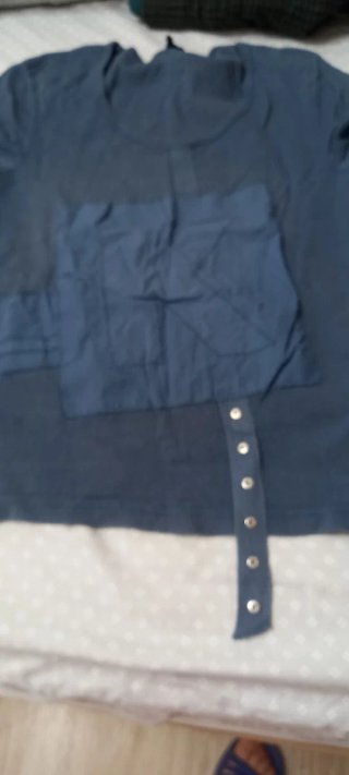 Top mujer IKKS azul