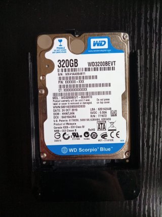 Disco Duro 320GB WD Scorpio Blue
