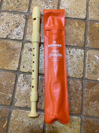 Flauta Hohner Melody + Funda  Naranja