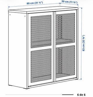 Armario Metálico Ikea Serie IVAR