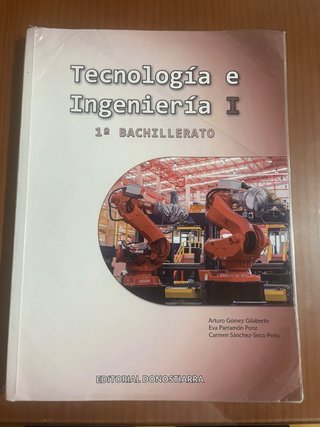 Libro de tecnología de 1º de bachillerato