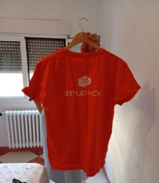Camiseta de trabajo naranja SP