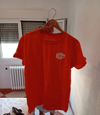 Camiseta de trabajo naranja SP